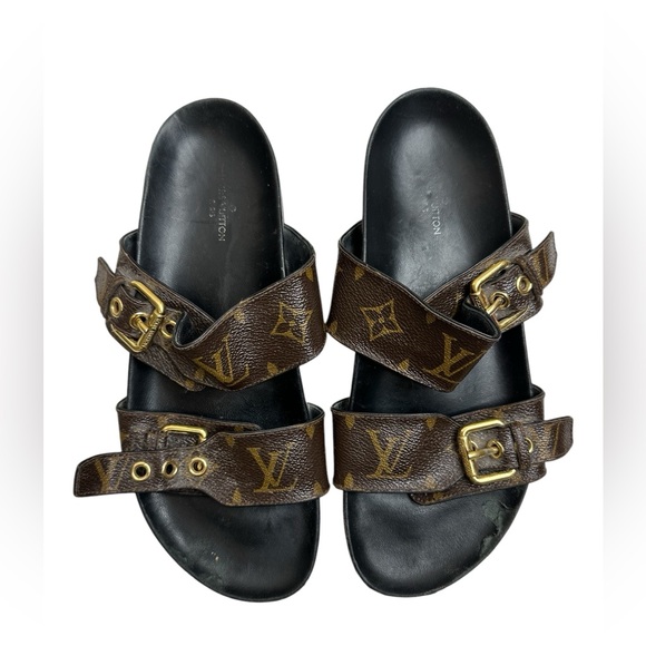 Louis Vuitton Bom Dia Flat Mule EU 37 Pre-owned - Picture 6 of 13